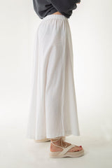 Handarte Los Angeles Beyaz Palazzo Pantolon