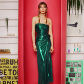 Alia Studio Rose D'amour Yeşil Elbise