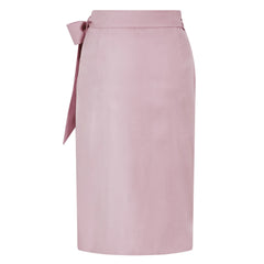 Bow Tie Wrap Skirt (Pastel Pink)