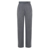 Viscose ve Cupro-Blend Pantolon (Charcoal Grey)