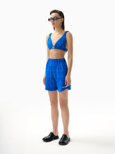 Knitology KNTLGY Blue Terry Bra