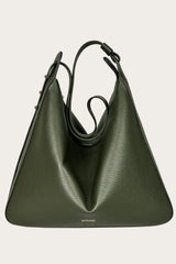 Nova Büyük Omuz Çantası Deri - Koyu Yeşil