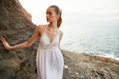 Handarte Los Angeles Şile Bezi Örgü Elbise