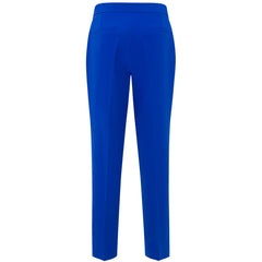 High Waisted Tailored Trouser (Blue)