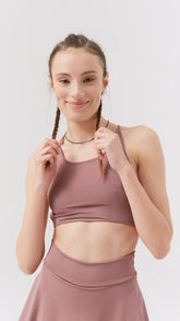 IAMLOVEIN Rosy Snake Sütyen Top