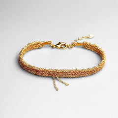 Mey Atelier Woven Gold Woven Bracelet – S