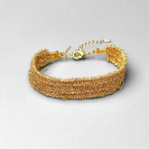 Mey Atelier Woven Gold Woven Bracelet – L