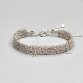 Mey Atelier Woven Silver Woven Bracelet – M