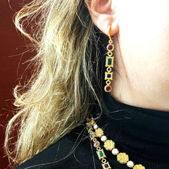 Maison Lygos Irene Enamel Earrings