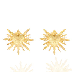 Maison Lygos Ex-Voto Heart Earring