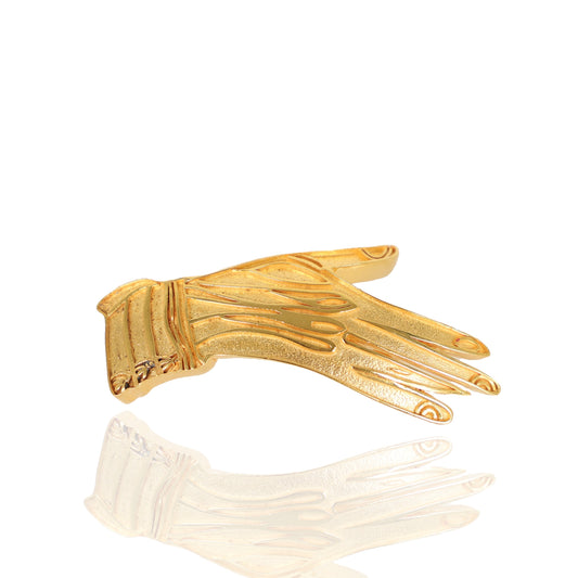 Maison Lygos Ex-Voto Hands Brooch