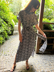 Sadie and Dione Kelly Dress in Poppy Black