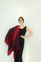 İpek Akarca Love %100 İpek Keçeli Şal