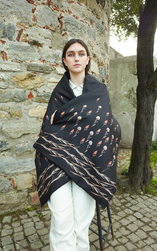 Ipek Akarca %100 İpek Good Memories Panço