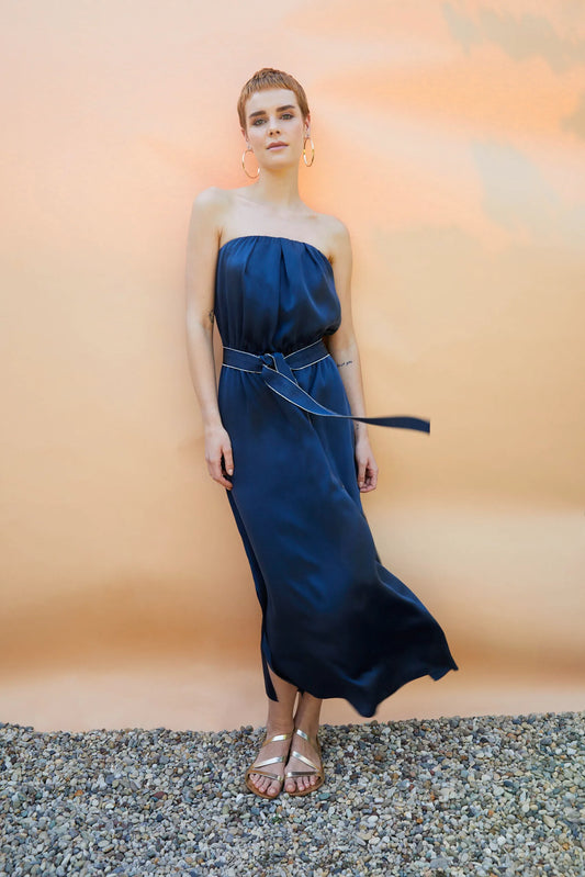 İpek Akarca %100 İpek İzmir Elbise