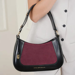 Atelier Galin Jasmine Hobo - Koyu Kırmızı