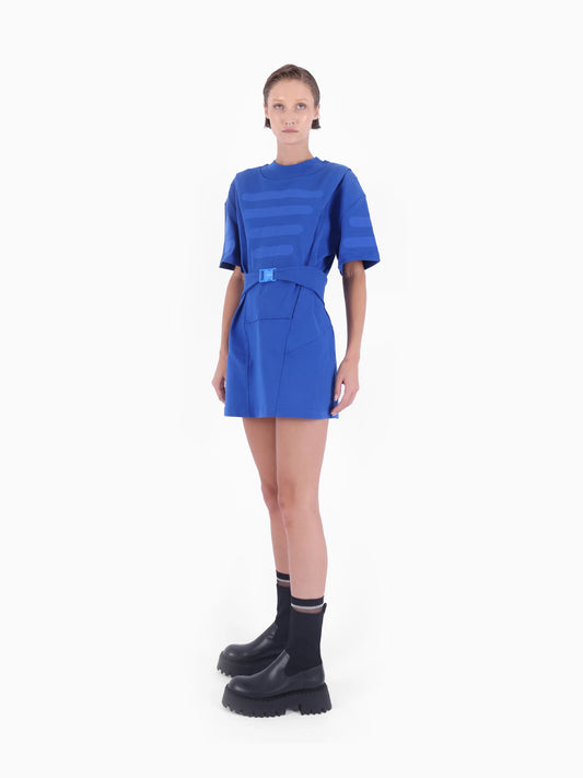 Knitology KNTLGY Blue Sweatshirt Dress