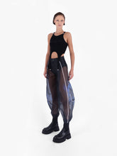 Knitology-TR KNTLGY BLACK HALTER NECK Tişört