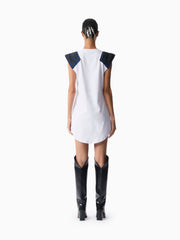 Knitology-TR KNTLGY White Sweatshirt Elbise