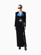 Knitology KNTLGY Velvet Fuse Crop Blazer