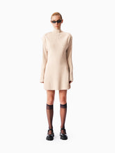 Knitology KNTLGY Infinity Knit Beige Dress