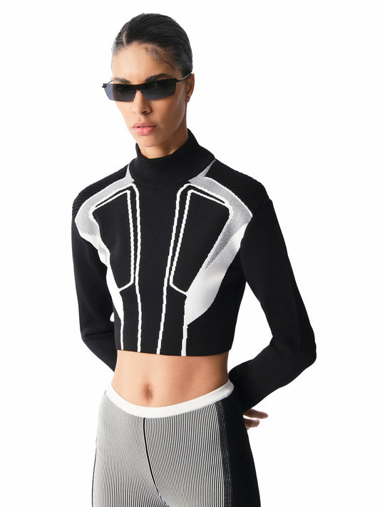 KNTLGY Justice Woman Siyah Üst