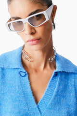 Knitology KNTLGY Blue Sweater