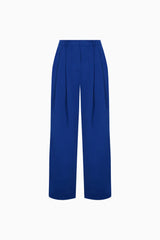 KNTLGY Siber Mavi Saten Pantolon