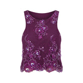 Esra Adıgüzel Solea - Lace Embroidered Halter Blouse