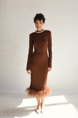 Manshet Ange Mini in Baby Blue Elbise