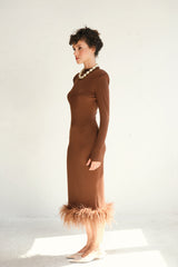 Manshet Ange Mini in Baby Blue Elbise