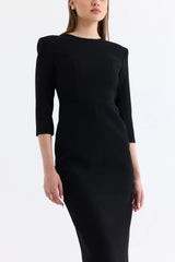 Manshet The Mirage Boyundan Askılı ve Yırtmaçlı Uzun Elbise