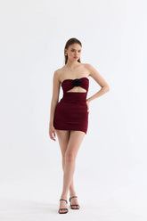 Manshet Juliette in Dark Cherry