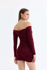 Manshet The Verve Dress in Dark Cherry