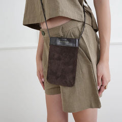 Atelier Galin Mila Telefon Çantası - Choco