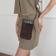 Atelier Galin Mila Telefon Çantası - Choco