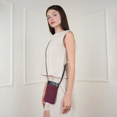 Atelier Galin Mila Phone Bag-Deep Kırmızı