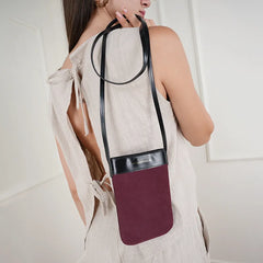 Atelier Galin Mila Phone Bag - Koyu Kırmızı