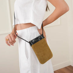 Atelier Galin Mila Phone Bag-Tabac