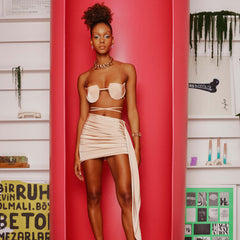 Alia Studio Nora Skirt Nude