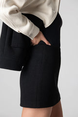 Peploum Anne Bouny Contrast Weaving Skirt