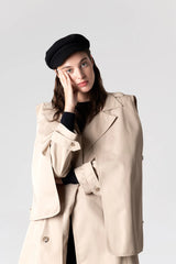 Peploum Beatrice Asymmetric Piece Trenchcoat