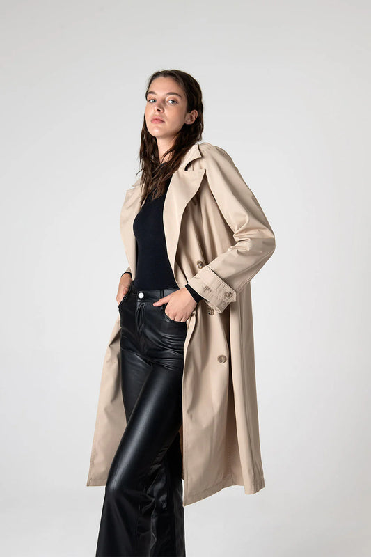 Peploum Beatrice Asymmetric Piece Trenchcoat