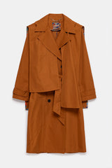 Peploum Beatrice Asymmetric Piece Trenchcoat
