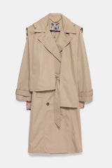 Peploum Beatrice Asymmetric Piece Trenchcoat