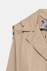 Peploum Beatrice Asymmetric Piece Trenchcoat