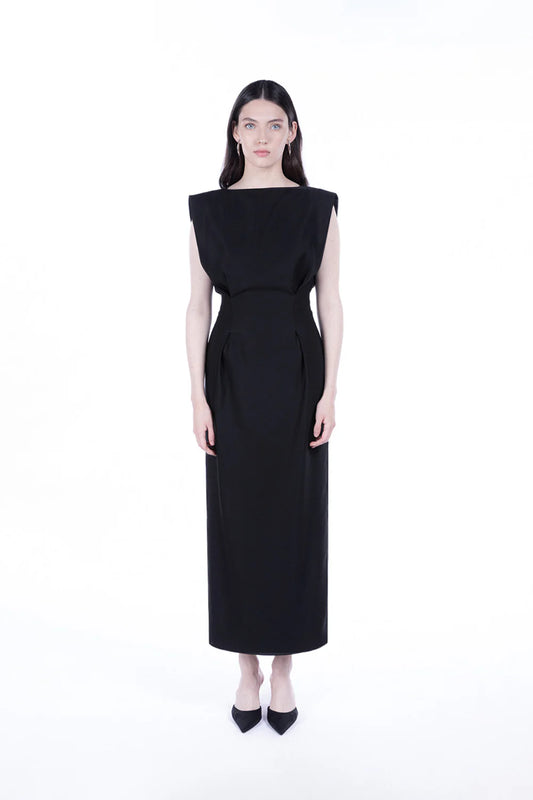 Peploum Hester Lace Backless Dress