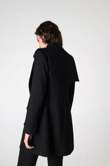 Peploum Mary Lacy Pinstripe Jacket