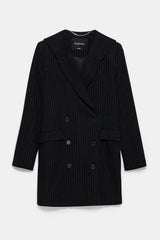 Peploum Mary Lacy Pinstripe Jacket