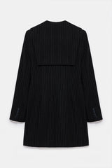 Peploum Mary Lacy Pinstripe Jacket